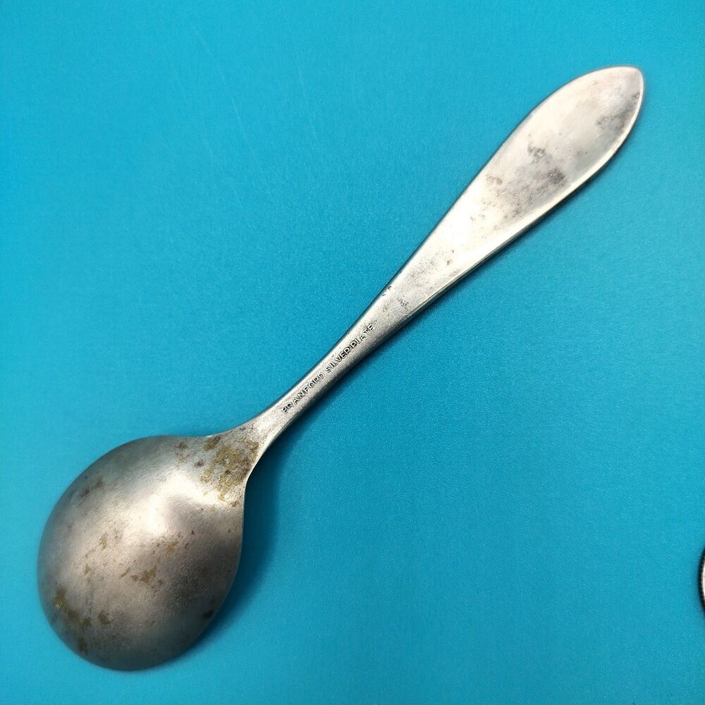 MICKEY MOUSE SPOON Branford Silver-Plate  5.5” Collectable Disney Antique 1930's - Picture 4 of 5